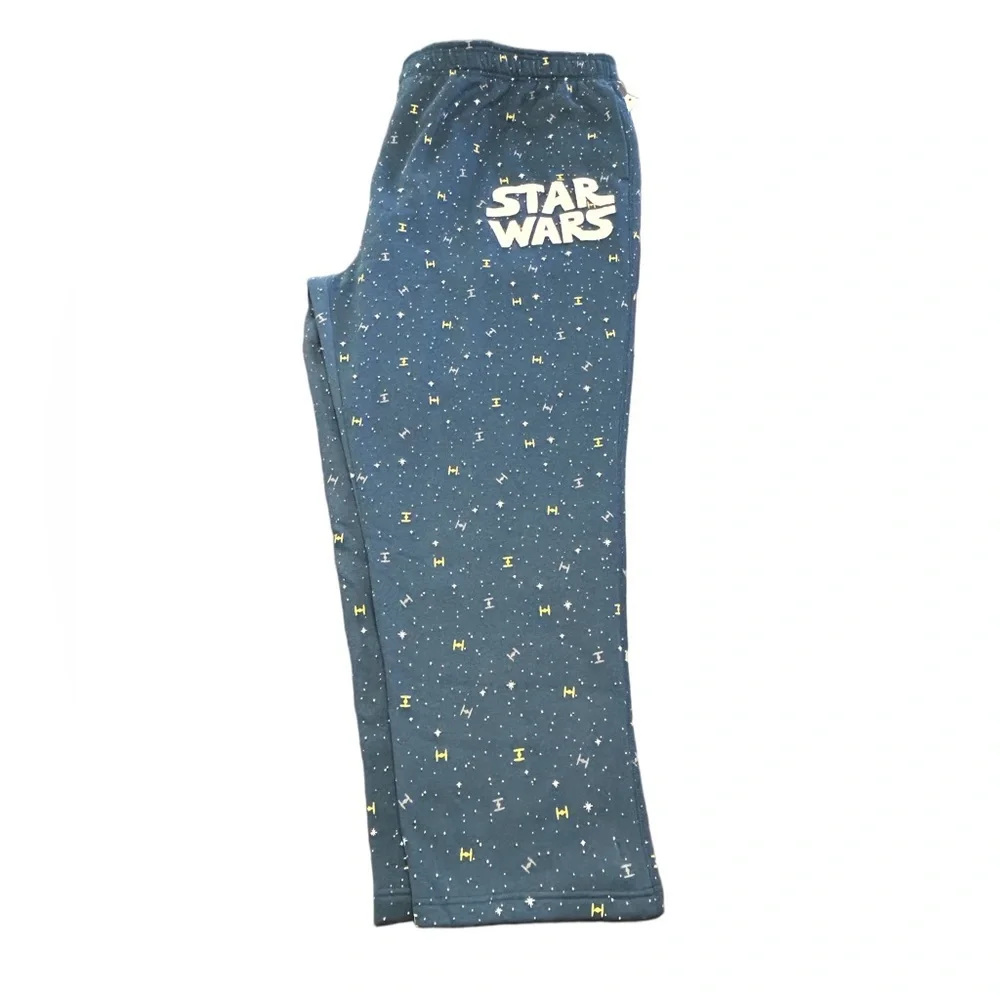 Men’s Star Wars soft lounge fleece elastic drawstring waist sweat pants NWT 5X
